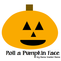 Boy Mama:  Roll a Pumpkin Face